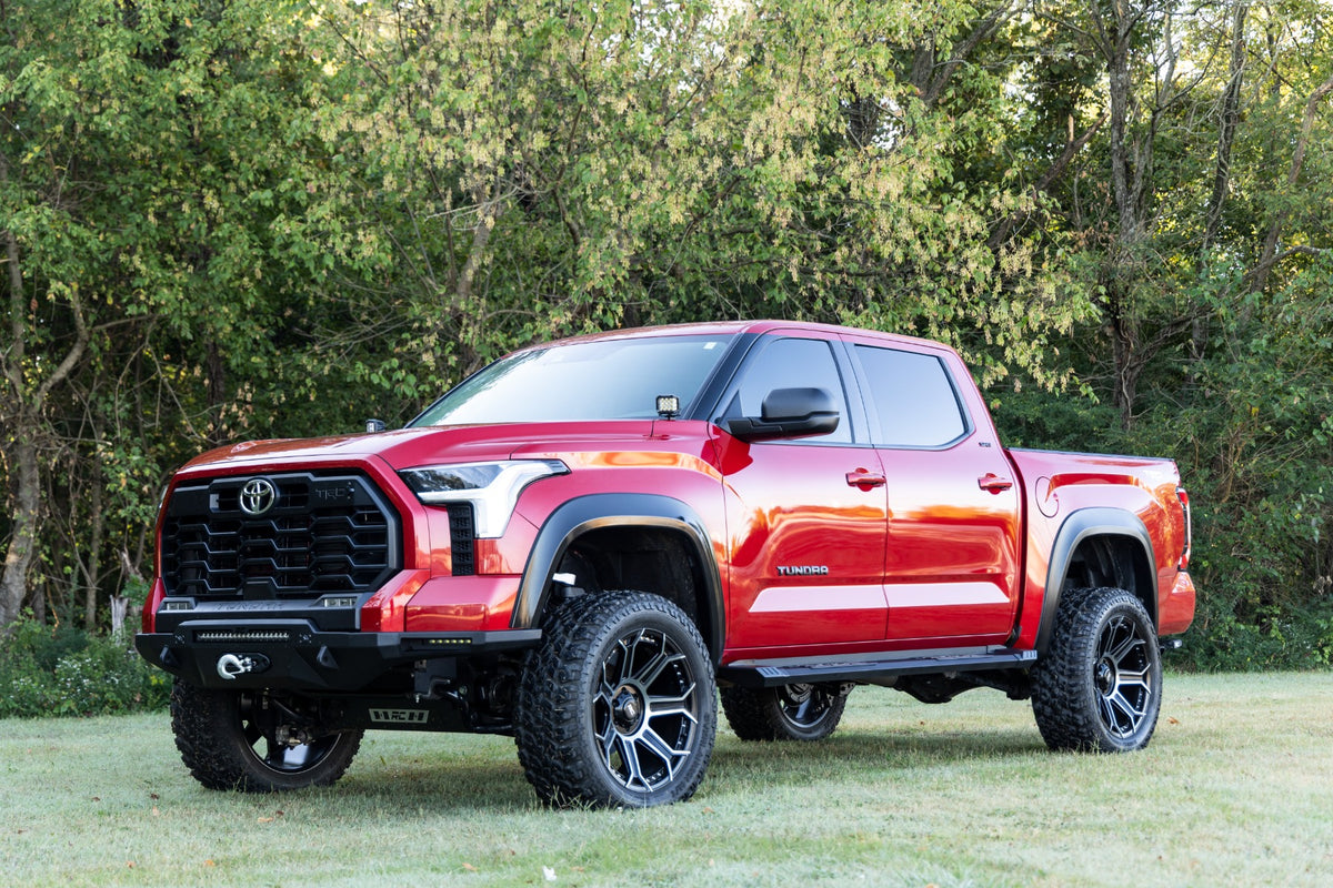 Rough Country HD2 Aluminum Running Boards CrewMax | Toyota Tundra 2WD/4WD (2022-2026)