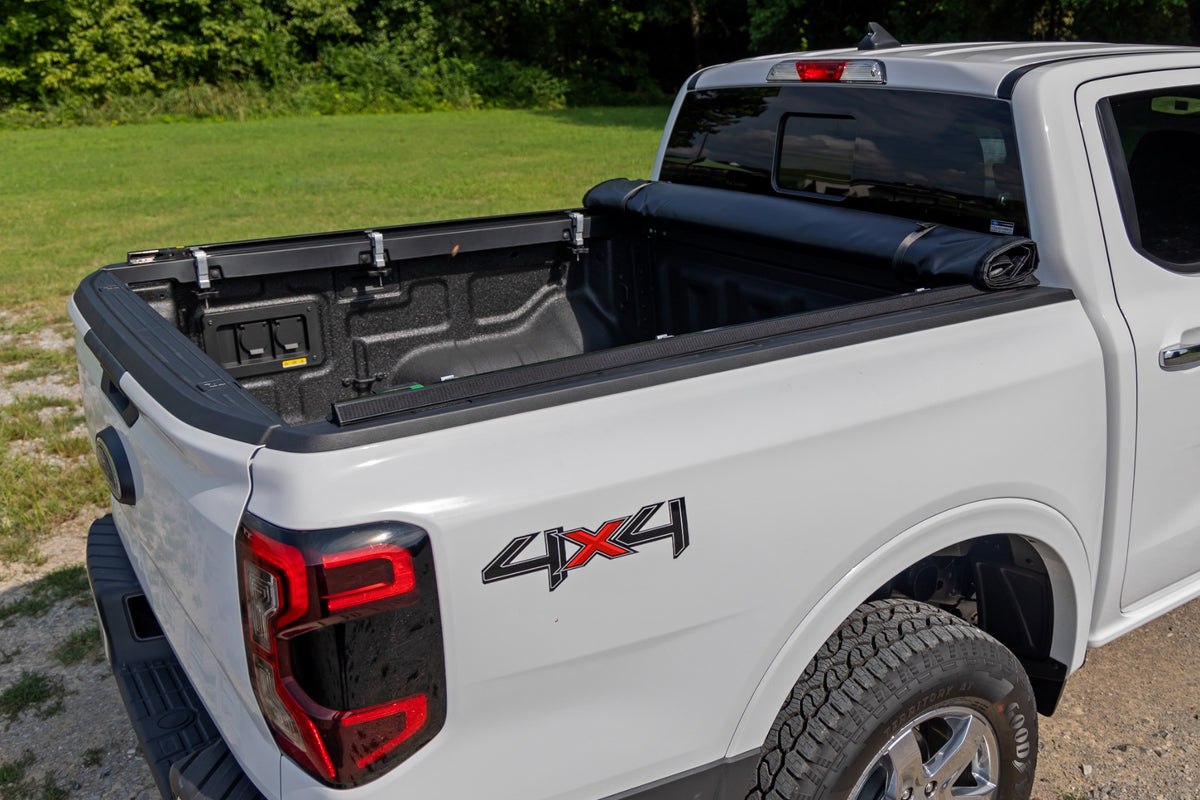 Rough Country Soft Roll Up Bed Cover 5' Bed | Ford Ranger 2WD/4WD (2024-2025)