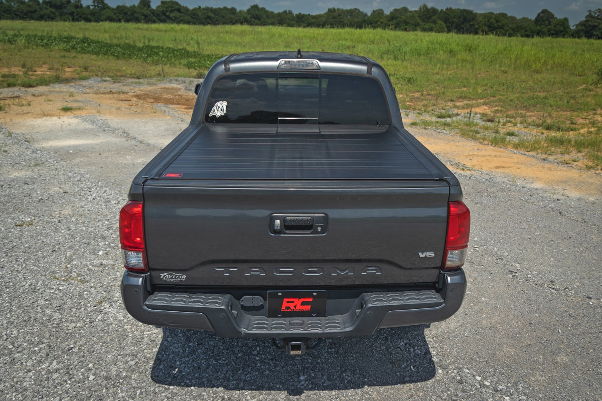 Rough Country Hard Roll Up Bed Cover | Toyota Tacoma 2WD/4WD (2016-2023)