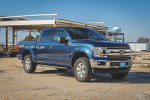 Rough Country AC2 Running Boards Amber/White | Crew Cab | Ford F-150/Lightning/F-250/F-350/Raptor (15-26)