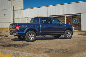 Rough Country AC2 Running Boards Amber/White | Crew Cab | Ford F-150/Lightning/F-250/F-350/Raptor (15-26)