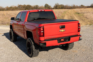 Rough Country Hard Tri-Fold Flip Up Bed Cover | Chevy/GMC 1500/2500HD/3500HD (14-19)