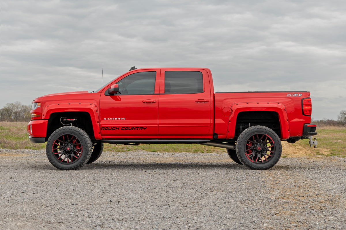 Rough Country OV2 Running Boards Side Step Bars | Crew Cab | Chevy/GMC 1500/2500HD/3500HD (07-19 & Classic)