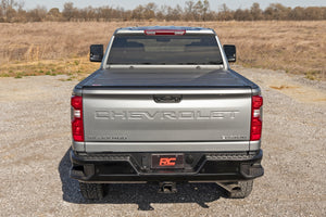 Rough Country Hard Tri-Fold Flip Up Bed Cover 6'9