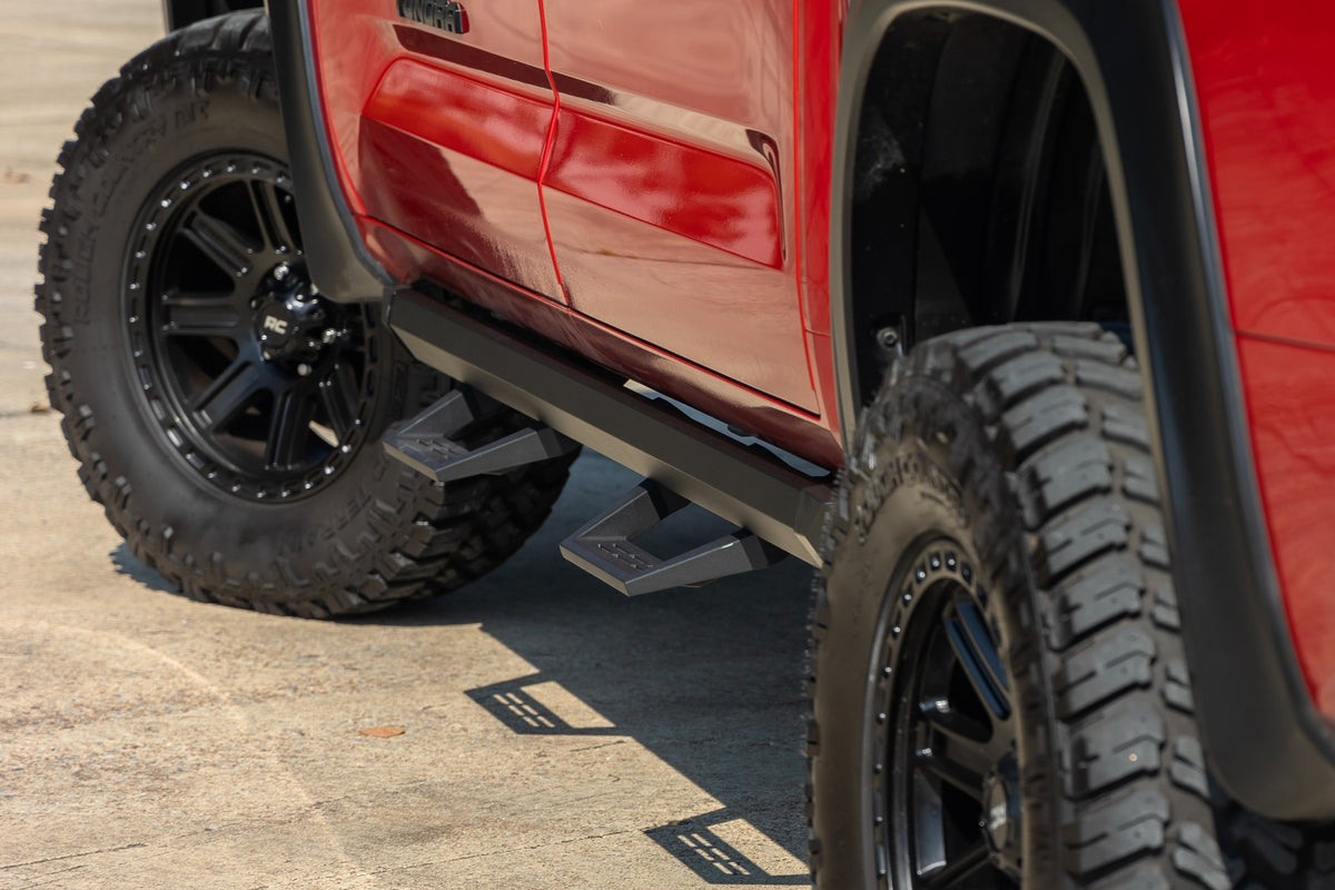 Rough Country SRL2 Adj Aluminum Steps CrewMax | Toyota Tundra 2WD/4WD (2022-2026)