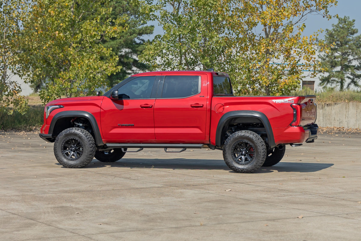 Rough Country SRL2 Adj Aluminum Steps CrewMax | Toyota Tundra 2WD/4WD (2022-2026)