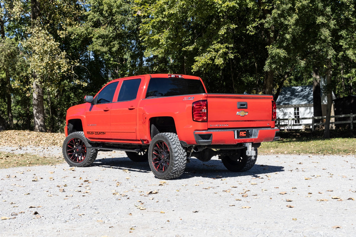 Rough Country Power Running Boards Dual Electric Motor | Crew Cab | Chevy/GMC 1500/2500HD/3500HD (07-14)