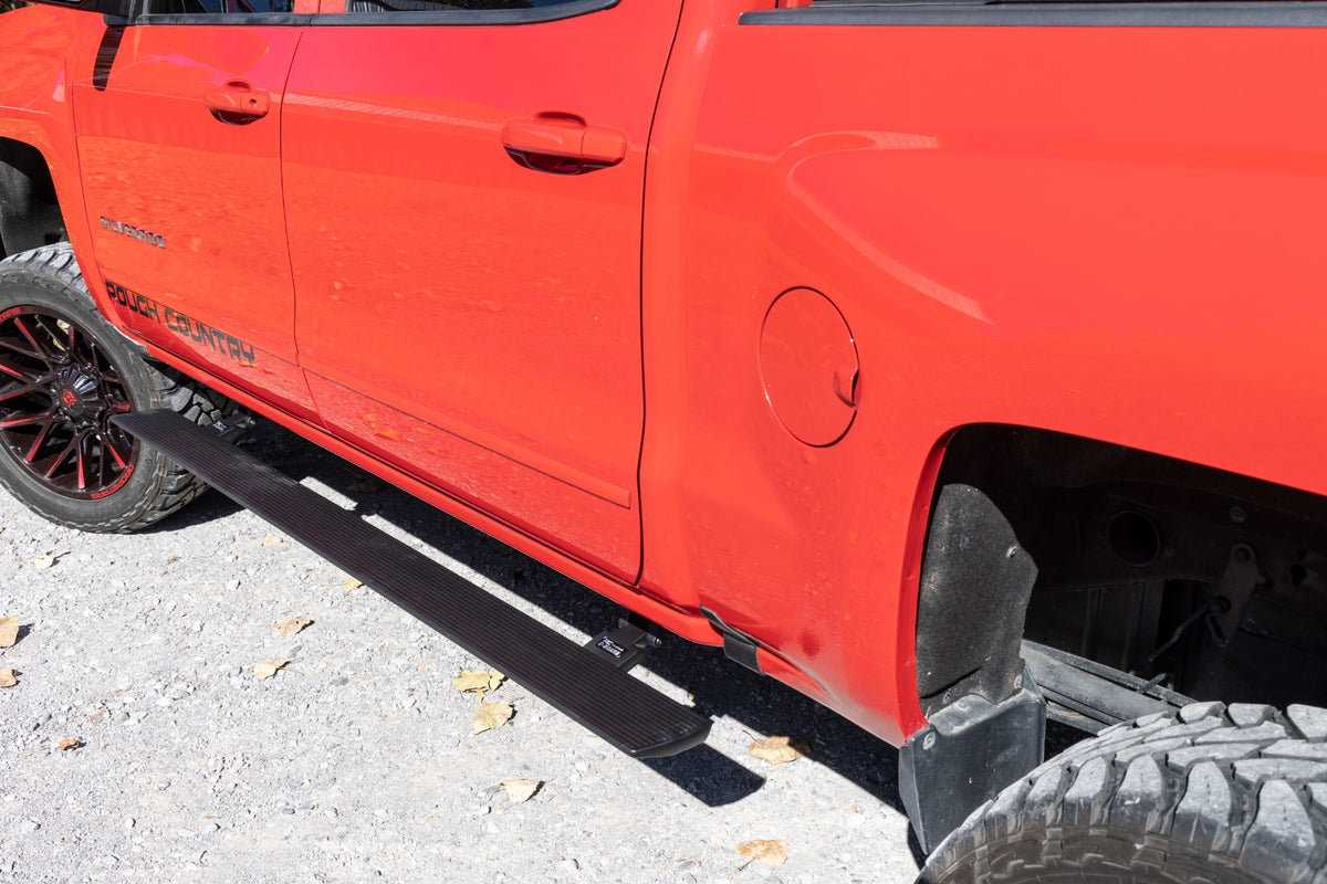 Rough Country Power Running Boards Dual Electric Motor | Crew Cab | Chevy/GMC 1500/2500HD/3500HD (07-14)