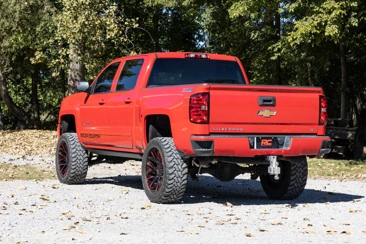 Rough Country Power Running Boards Dual Electric Motor | Crew Cab | Chevy/GMC 1500/2500HD/3500HD (07-14)