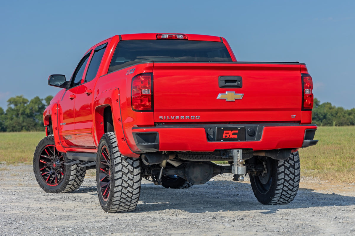 Rough Country SRL2 Adj Aluminum Step Crew Cab | Chevy/GMC 1500/2500HD/3500HD (07-18 & Classic)