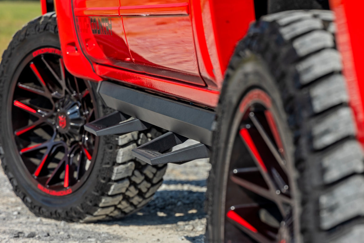 Rough Country SRL2 Adj Aluminum Step Crew Cab | Chevy/GMC 1500/2500HD/3500HD (07-18 & Classic)