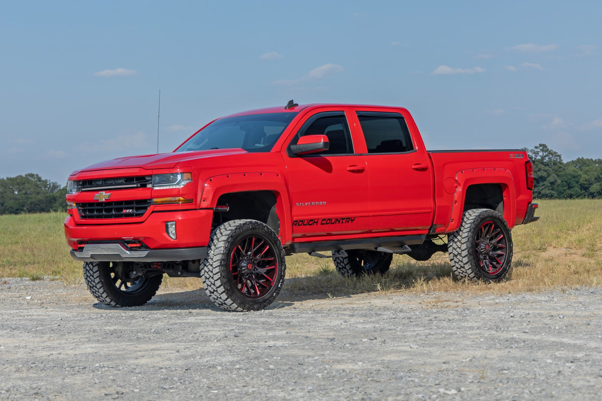 Rough Country SRL2 Adj Aluminum Step Crew Cab | Chevy/GMC 1500/2500HD/3500HD (07-18 & Classic)