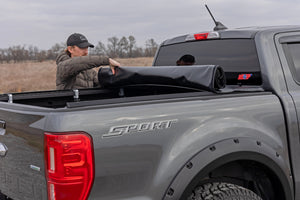 Rough Country Soft Roll Up Bed Cover 5' Bed | Ford Ranger 2WD/4WD (2019-2023)
