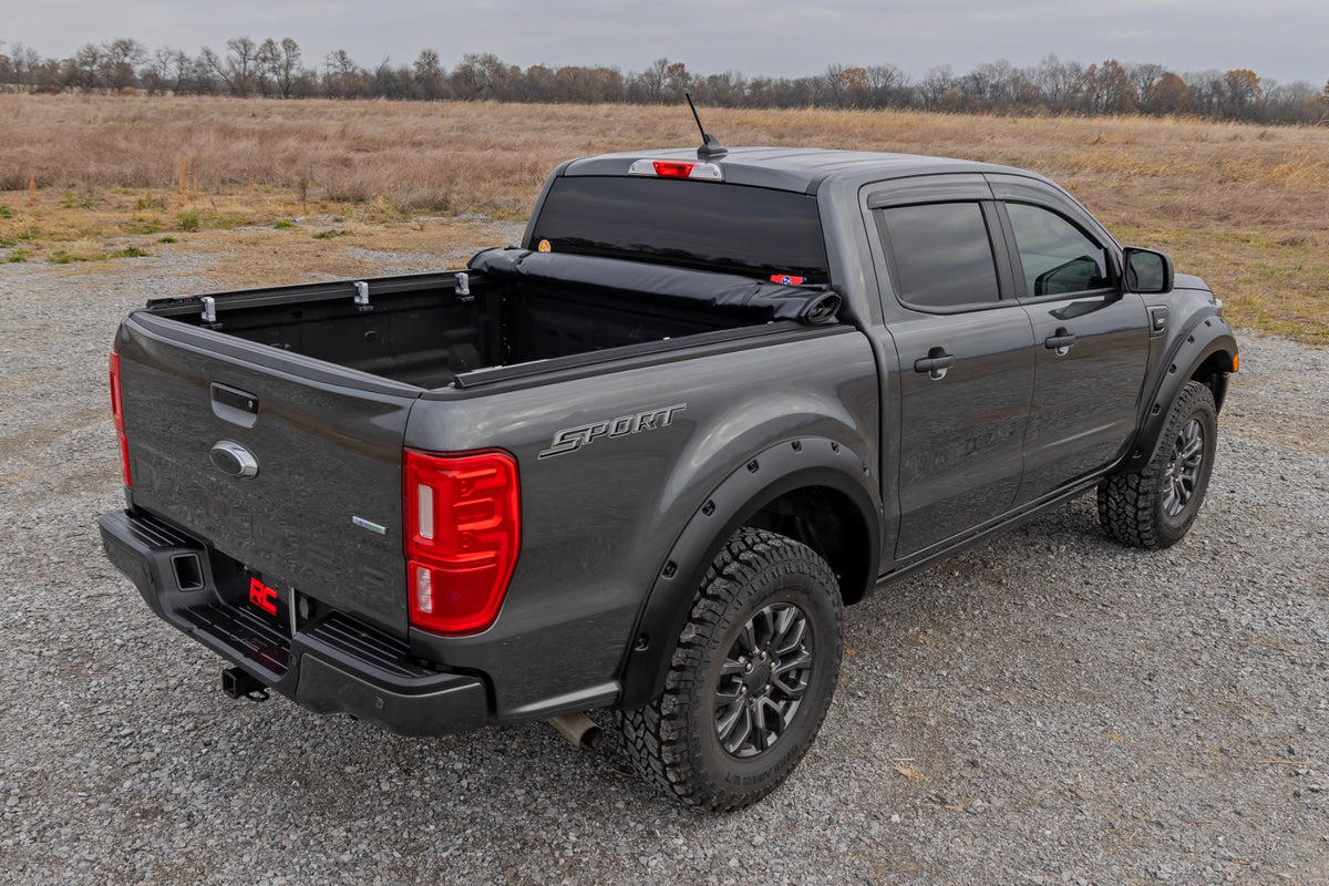 Rough Country Soft Roll Up Bed Cover 5' Bed | Ford Ranger 2WD/4WD (2019-2023)
