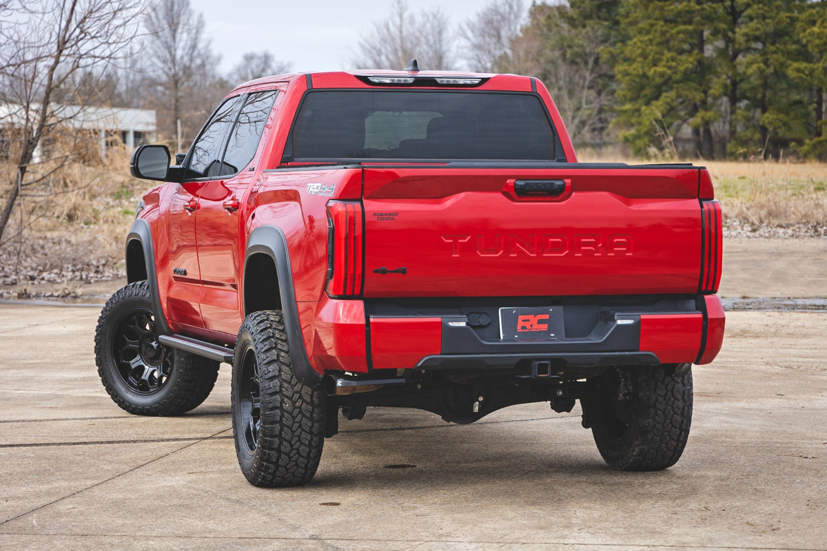 Rough Country Multi-Color LED Running Boards CrewMax | Toyota Tundra 2WD/4WD (2022-2026)