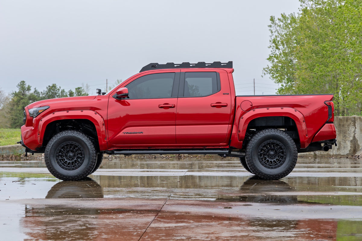 Rough Country BA2 Running Boards Side Step Bars | Double Cab | Toyota Tacoma (24-26)