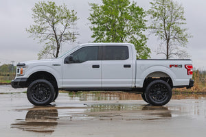 Rough Country Multi-Color LED Running Boards Crew Cab | Ford F-150/Lightning/F-250/F-350/Raptor (15-26)