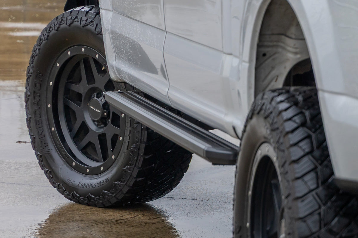 Rough Country Multi-Color LED Running Boards Crew Cab | Ford F-150/Lightning/F-250/F-350/Raptor (15-26)