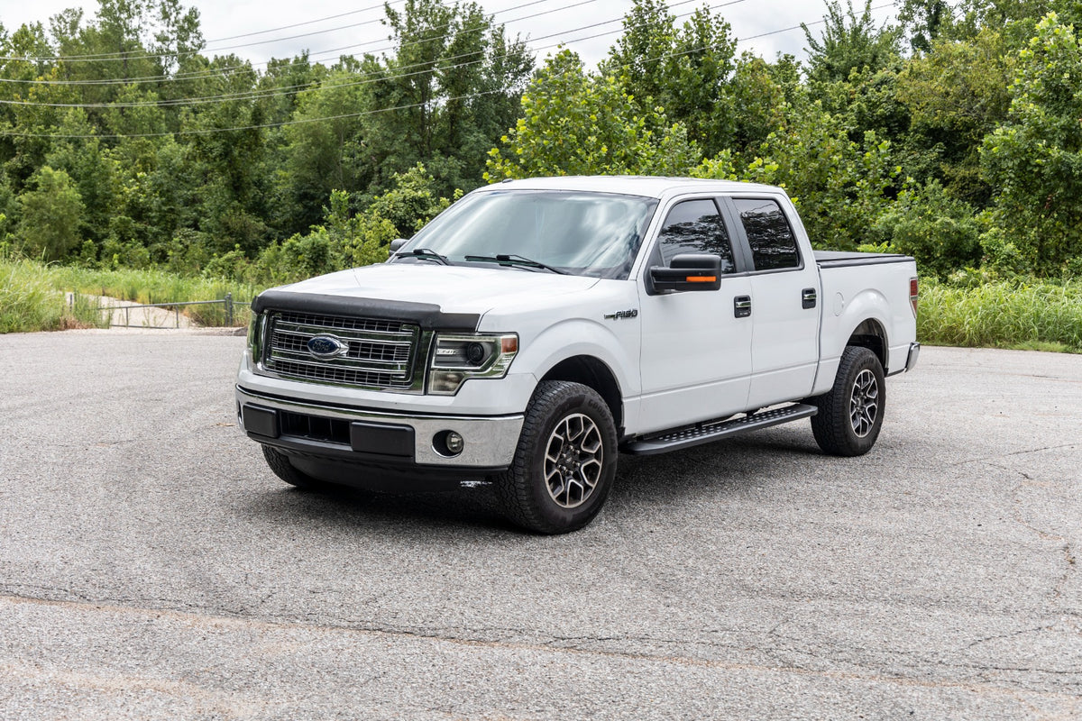 Rough Country RPT2 Running Board Crew Cab | Black | Ford F-150 2WD/4WD (2009-2014)