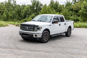Rough Country RPT2 Running Board Crew Cab | Black | Ford F-150 2WD/4WD (2009-2014)