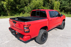 Rough Country Hard Tri-Fold Flip Up Bed Cover 5' Bed | Nissan Frontier 2WD/4WD (22-26)