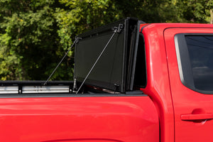 Rough Country Hard Tri-Fold Flip Up Bed Cover 5' Bed | Nissan Frontier 2WD/4WD (22-26)