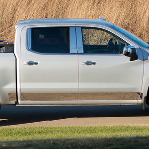 Putco 14-18 Chevy Silv LD - Double Cab - 6.5in Bed - 10pcs Pro Stainless Steel Rocker Panels