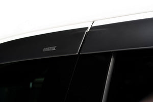 Husky Liners 10-25 Dodge RAM 2500/3500 CC In-Channel Mount Ventvisor Low Pro (4pc) - Matte Blk