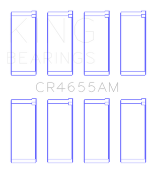 King Engine Bearings Hyundai G4ED/ G4AE/ G4EK/ G4FK (Size 1.0) Connecting Rod Bearing Set