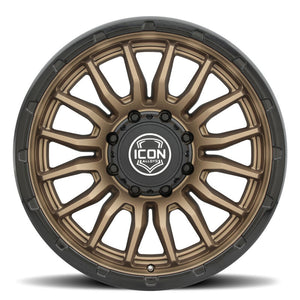 ICON Alloys Cajon 20x9 / 8x6.5 / 12mm / 5.5in BS Satin Bronze Wheel w/ GB Lip