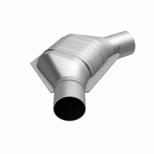 MagnaFlow Universal Catalytic Converter 2 inch Angled O/O PC2 Front