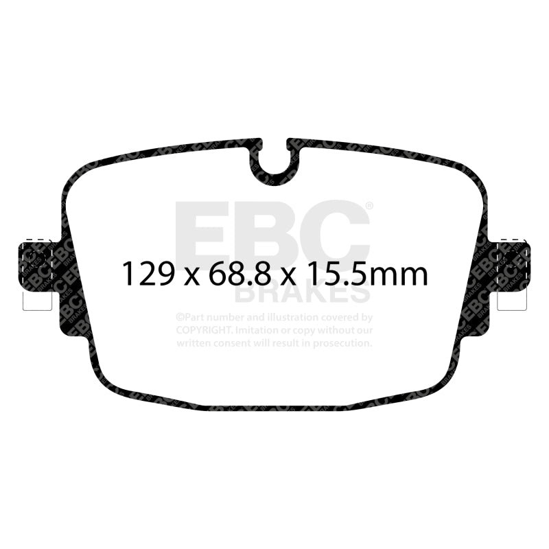 EBC 2020+ Audi RS6 4.0TT Rear Bluestuff Brake Pads
