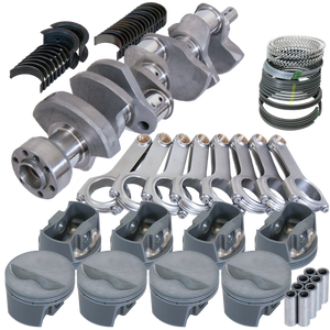 Eagle Chevy LT1 350 1Pc 3.480in Crank 5.700in H-Beam -5cc Flat Top 4.060in Pistons Rotating Assembly