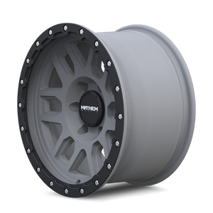 Mayhem 8304 Delta 20x9 / 8x170 BP / -12mm Offset / 125.2mm Hub Matte Gunmetal- Matte Black Lip Wheel