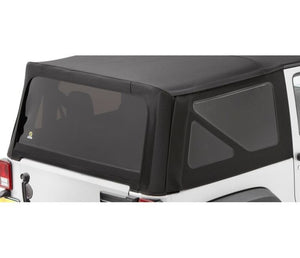 Bestop 07-09 Jeep Wrangler JK 2-Door Window Set (Premium Black Twill)