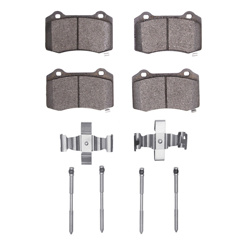R1 2018-2025 Dodge Durango Rear R1 Semi Met Pads & Hardware Kit