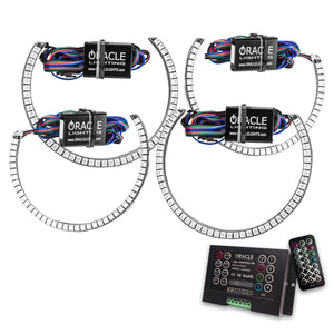 Oracle Dodge Challenger 08-14 LED Waterproof Halo Kit - ColorSHIFT w/ 2.0 Controller