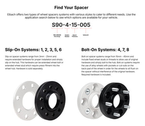 Eibach 17-23 Tesla Model 3 Long Range / 20-25 Tesla Model Y Long Range Pro-Spacer 30mm - Pair (Blk)