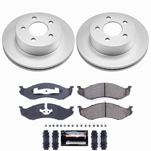 Power Stop 99-01 Jeep Cherokee Front Z23 Coated Brake Kit