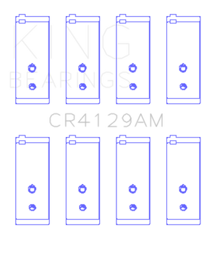 King Engine Bearings Toyota 18R/21R (Size +0.50mm) Connecting Rod Bearing Set