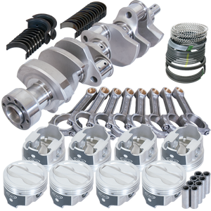Eagle Chevy LT1 350 1Pc 3.750in Crank 5.700in I-Beam Rods -18cc 4.040in Pistons Rotating Assembly