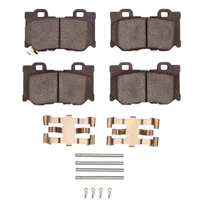 R1 08-25 Infiniti G37 Rear Semi Met Pads & Hardware Kit