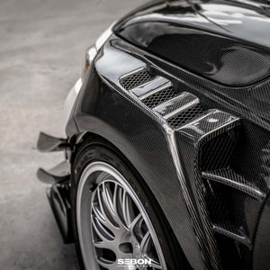Seibon 23+ Honda Civic Type-R Carbon Fiber Fenders