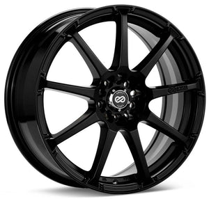Enkei EDR9 17x8 5x105/110 38mm Offset 72.6 Bore Diameter Black Paint Wheel