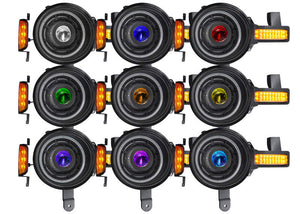Oracle 2021+ Ford Bronco Oculus Bi-LED Projector Headlights - ColorSHIFT LED