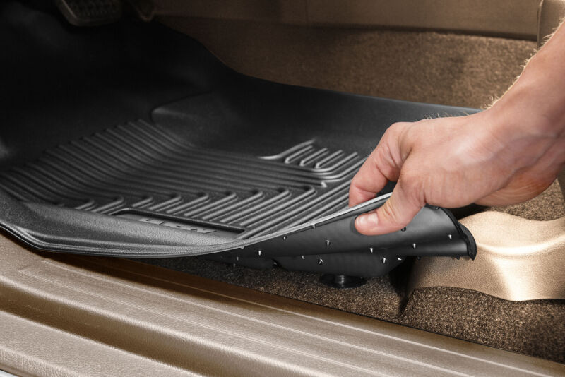Husky Liners 2016 Toyota Tacoma w/ Manual Trans WeatherBeater Front Black Floor Liners