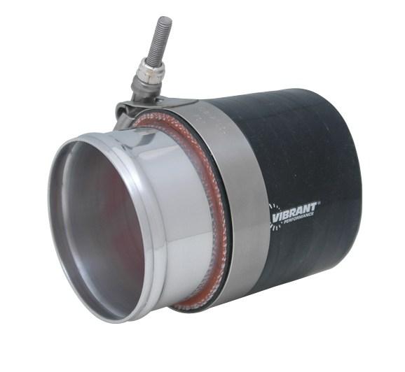 Vibrant Aluminum Joiner Coupling (1.75in Tube O.D. x 3in Overall Length)