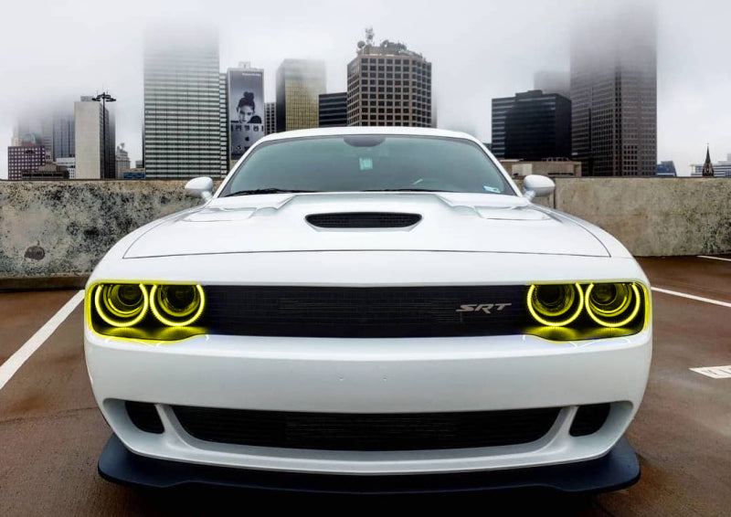 Oracle Dodge Challenger 15-21 LED Waterproof Halo Kit - ColorSHIFT
