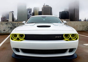 Oracle Dodge Challenger 15-21 LED Waterproof Halo Kit - ColorSHIFT w/o Controller