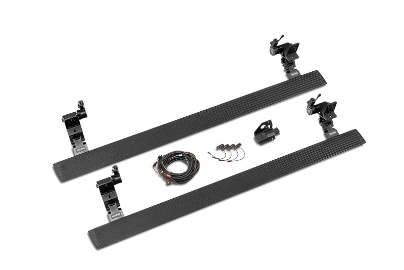 RealTruck 08-16 Ford F-250/350 Super Duty CC 4dr VoltStep Electric Running Board Kit - Tex. Blk